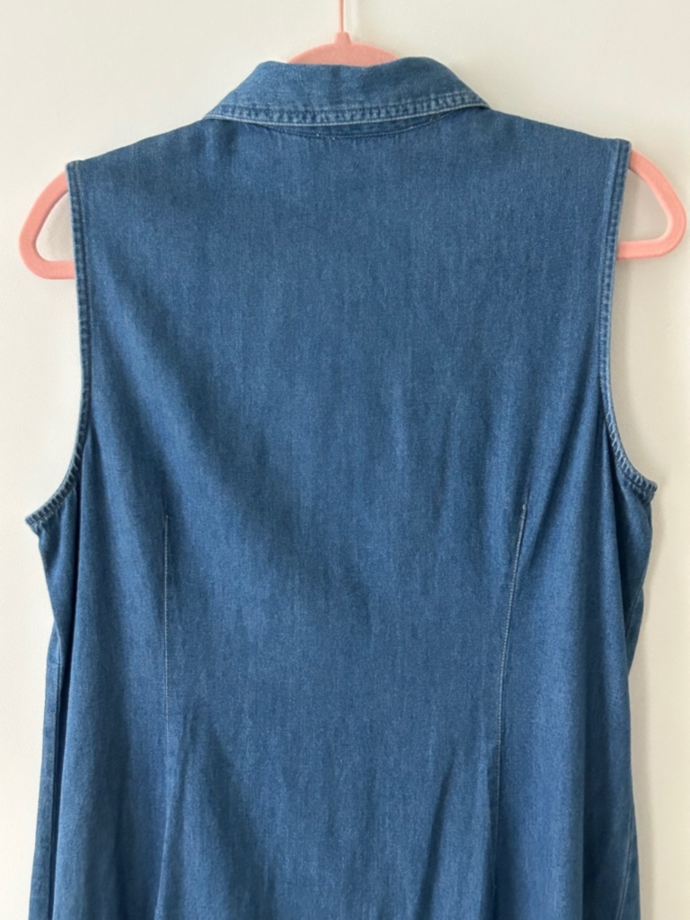 Cherokee 100% Cotton Denim Button Up Maxi Dress - Picture 7 of 13